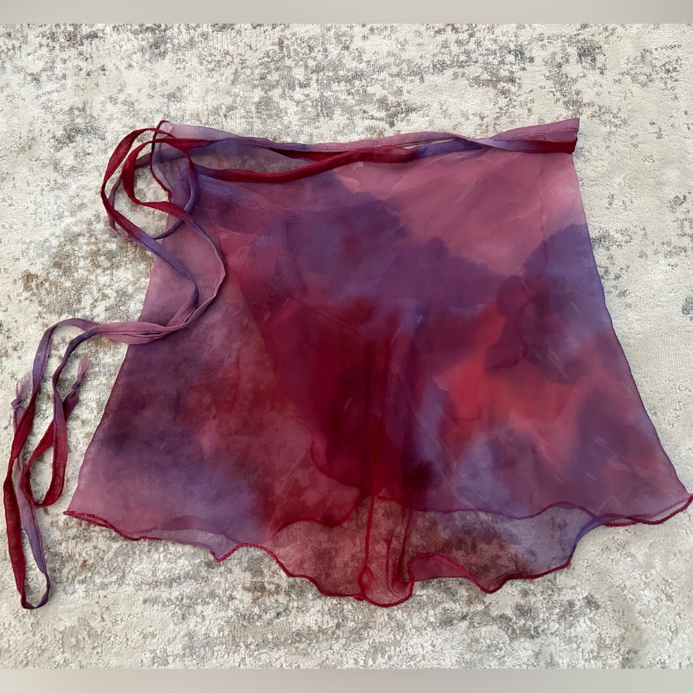 Center Stage Movie Vintage 90’s Watercolor Ballet Dance Wrap Skirt